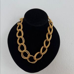 Vintage Gold Tone Chunky Chain Necklace